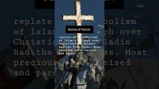 The True Cross of Jesus Christ was Lost by the Crusader Army Shorts christian History [upl. by Spohr407]