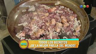 Receta Super paella de mariscos  Morfi [upl. by Rednael]