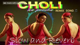 Choli Ke Peeche Kya Hai Remix slow and revered [upl. by Catima588]