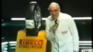 Classic Ads Pirelli Tyres with Professor Stanley Unwin [upl. by Faydra]