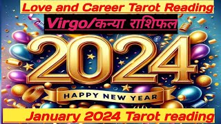 Virgo ♍ कन्या Rashi Love n Career Tarot Monthly Reading Jan 2024kanyavirgotarotvirgolovevirgo [upl. by Frayne]