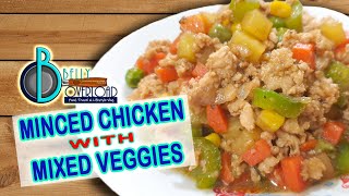 How to cook Minced Chicken with Mixed Veggies  One Pan Meals  Easy Recipes [upl. by Perla]