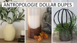 ANTHROPOLOGIE DIY DUPES 2023  Dollar Tree High End Decor Hacks [upl. by Lime]