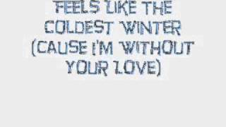 It Feels Like The Coldest Winter  Matt Cab  Lyrics [upl. by Hallerson]