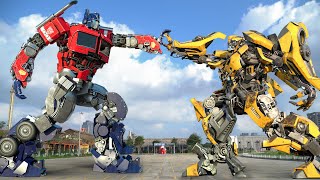 Transformers Revenge of the Fallen 2009  Bumblebee vs Rampage Scene  Movieclips [upl. by Nanfa]