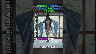 Ranking The Most Streamed Rap Songs This Week kendricklamar rap travisscott tylerthecreator [upl. by Ennoryt]