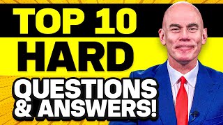 TOP 10 ‘MOST DIFFICULT’ INTERVIEW QUESTIONS amp ANSWERS [upl. by Llarret]