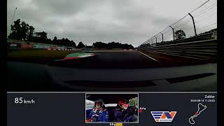 RN 1 Onboard video Zolder ALPINE  0152895 [upl. by Yrrep356]