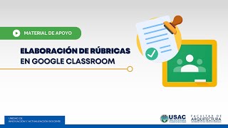 Elaboración de Rubricas en Google Classroom [upl. by Ambur]