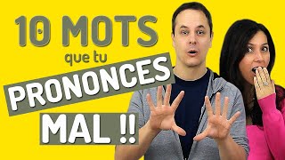 Prononciation Française 10 MOTS DIFFICILES À PRONONCER en français 😖 [upl. by Mckenna]