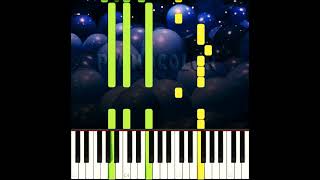 El marinero baila  Piano Cover  Tutorial  Karaoke shorts [upl. by Novar]