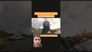 Celaka itu tidak ada di kalender helm greenscreen shorts videoviral motovlog [upl. by Anelaj914]