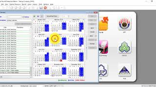 SQL Payroll Software Tutorial 014 Maintain Calendar [upl. by Anavrin433]