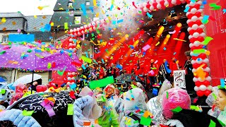 KARNEVAL DÜSSELDORF 2024Helau in DüsseldorfBest Carnival in Germany 4K 60FPS [upl. by Suhcnip]