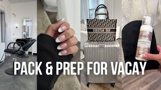 pack and prep with me for vacay beauty errands target travel haul travel essentials packing tips [upl. by Potts]