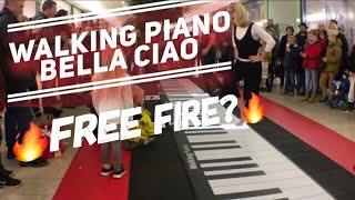 BELLA CIAO on GIANT PIANO [upl. by Helmut]