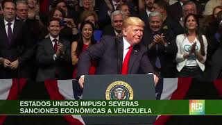 RED  Estados Unidos impuso severas sanciones económicas a Venezuela [upl. by Ahsias]