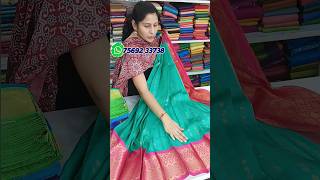 Mangalagiri pattu sarees with reasonable wholesale prices DL handlooms [upl. by Eenar]