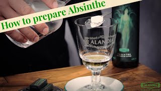 How to prepare Absinthe ➔Drink it the right way [upl. by Niltiak]