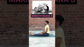 MARICHYASANA B marichyasana yoga yogaposes ytshorts explore shorts foryou [upl. by Reni]