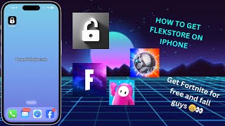 How to get flekst0re on IPhone “get Fortnite and fall guys for free” 😱 [upl. by Margery]