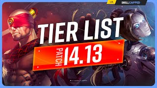 NEW TIER LIST for PATCH 1413  League of Legends [upl. by Zellner711]