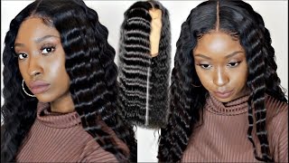 How To Crimp Hair on Weave under 10 minutes EASY TUTORIAL Glueless Lace Wig Install Ft Tinashe Hair [upl. by Drusus]