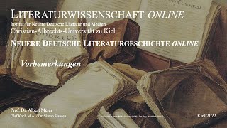 Literaturgeschichte online  Einführung Epoche und Gattung 1 von 17 [upl. by Anicnarf]