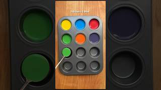 Creating 9 colors with three primary colors 🎨 drawing asmr art [upl. by Pandolfi]