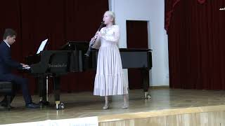 HRabaud  Solo de Concours for clarinet and piano op10  Maria Kirillova [upl. by Jezabella738]