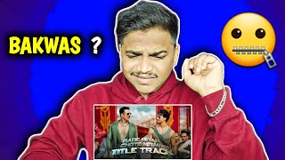 Bade Miyan Chote Miyan  Title Track REACTION  Suraj Kumar [upl. by Atiluj]