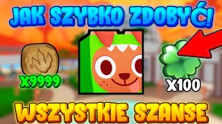 Jak Łatwo Zdobyć Oraz Wszystkie Szanse na Huge Dino Dog w Pet Simulator 99 Roblox [upl. by Eesac]