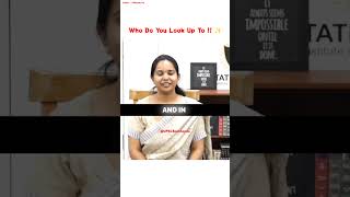 Who Do You Look Up To  🔥  UPSC Backbone  Upsc Interview  Medha Anand  shorts [upl. by Sullecram463]