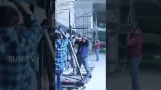 Building Fight Arrangement  Laththi Charge  Making Video  vishal shorts  SunTV [upl. by Nida646]