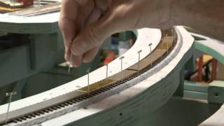 SuperElevation method HO Scale Flex Track [upl. by Holihs533]