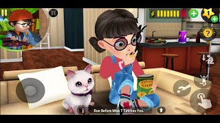 Nick amp Tani  Funny Story Miss T  Tani and Cat  Funny Gameplay Angry Tani Prank [upl. by Jamaal]