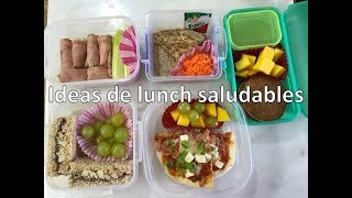 Lunch saludables para la escuela [upl. by Hgielsa942]