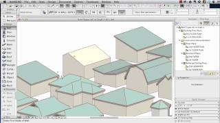 ArchiCAD Tutorial  How to Model Roofs – In Depth Tutorial For A Wide Variety of Roof Types [upl. by Cirone]