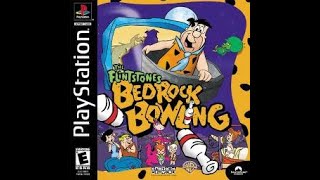 Flintstones The Bedrock Bowling Gameplay Walkthrough PS1 [upl. by Ibrek]