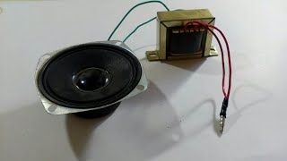 Experiment  Audio Amplifier using transformer [upl. by Efram]