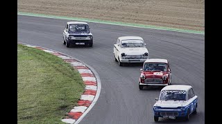 Chaotic 4 way classic touring car battle at Brands Hatch [upl. by Aubreir]