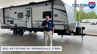 2021 Keystone RV Springdale 275BH Travel Trailer Walkthrough Video [upl. by Anayhd376]