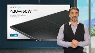 SunEvo Solar  EVO5N SE554H 430W450W Solar Module Series [upl. by Harberd]