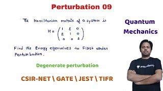 Perturbation Theory Question 09 Degenerate perturbation theoryPOTENTIAL G [upl. by Tima]