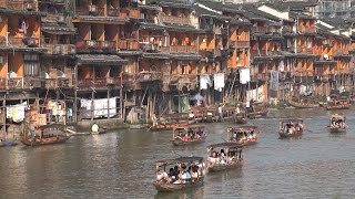 China Tourism  Ancient Fenghuang town [upl. by Kesley]