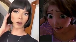 Me llamo María José me gustan los libros soy taciturna vegetariana animalista  Versión Rapunzel [upl. by Amaris]