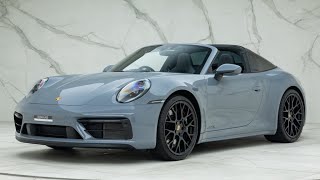 2023 Porsche 911 992 Targa 4 GTS  Arctic Grey  Walkaround  Engine amp Exhaust Sound [upl. by Eta]