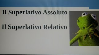 Il Superlativo Assoluto e il Superlativo Relativo [upl. by Nauwaj]