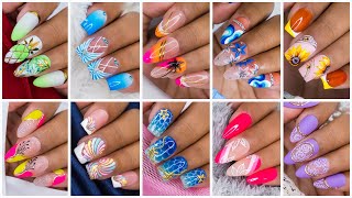 20 Best Summer Nails Art Inspiration 2023☀️Relaxing Nail Art Compilation [upl. by Howey659]