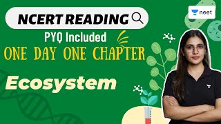 Ecosystem  One Day One Chapter  NEET 2022  NCERT Reading  PYQ Included  Komal Yadav [upl. by Disario7]